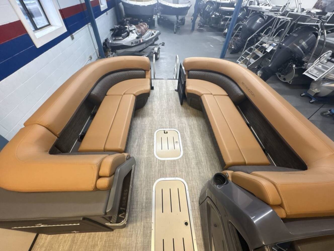 A photo of this 2026 Bennington M Quad Bench 24 MSL