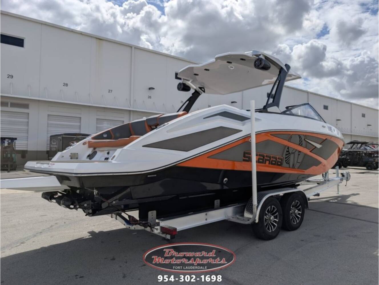 A photo of this 2026 Scarab SB285 LX WAKE