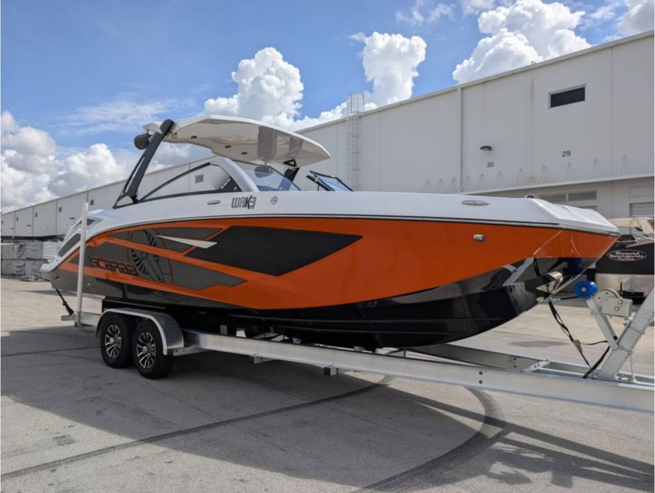 A photo of this 2026 Scarab SB285 LX WAKE
