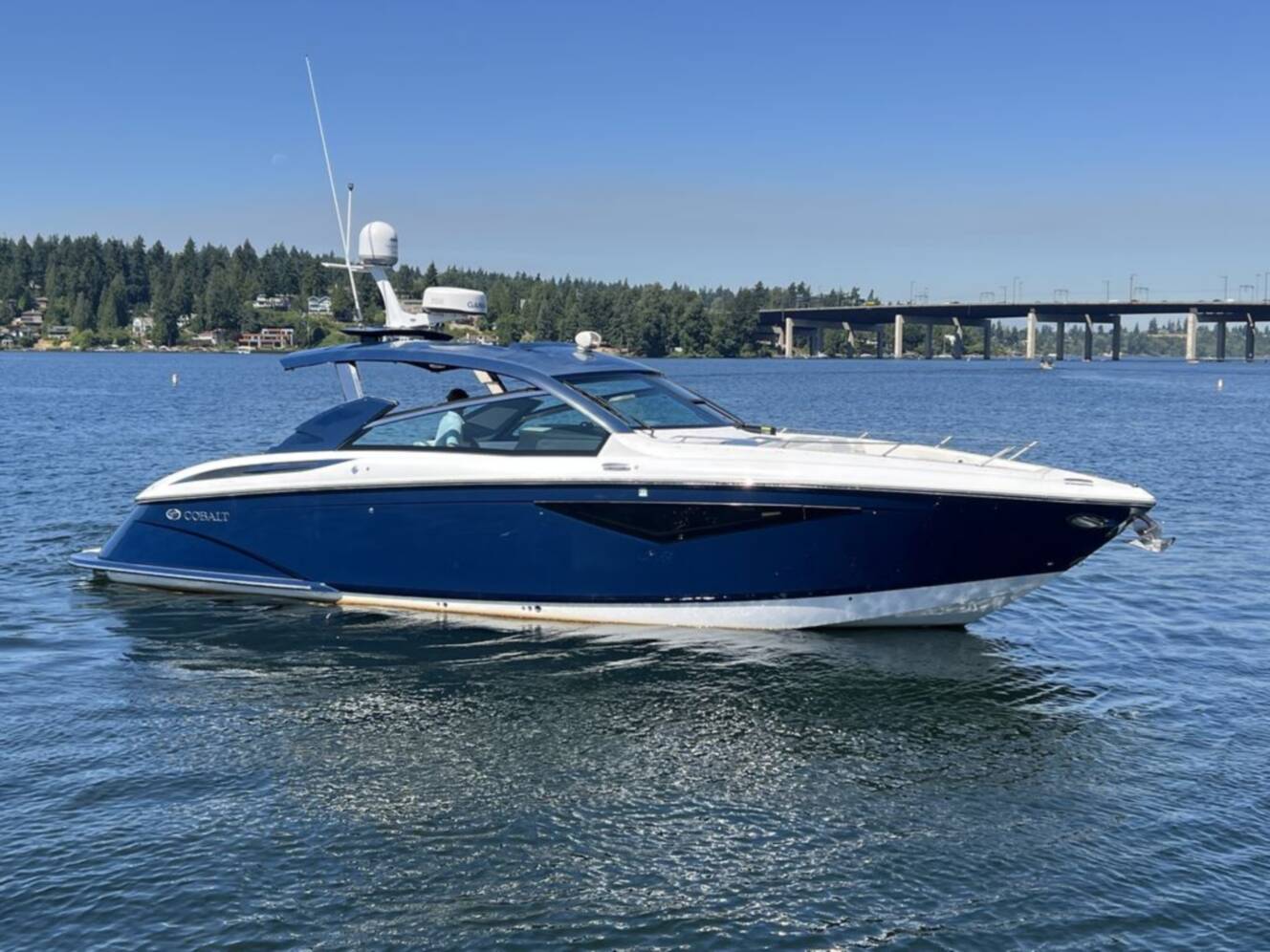 A photo of this 2020 Cobalt Boats A36