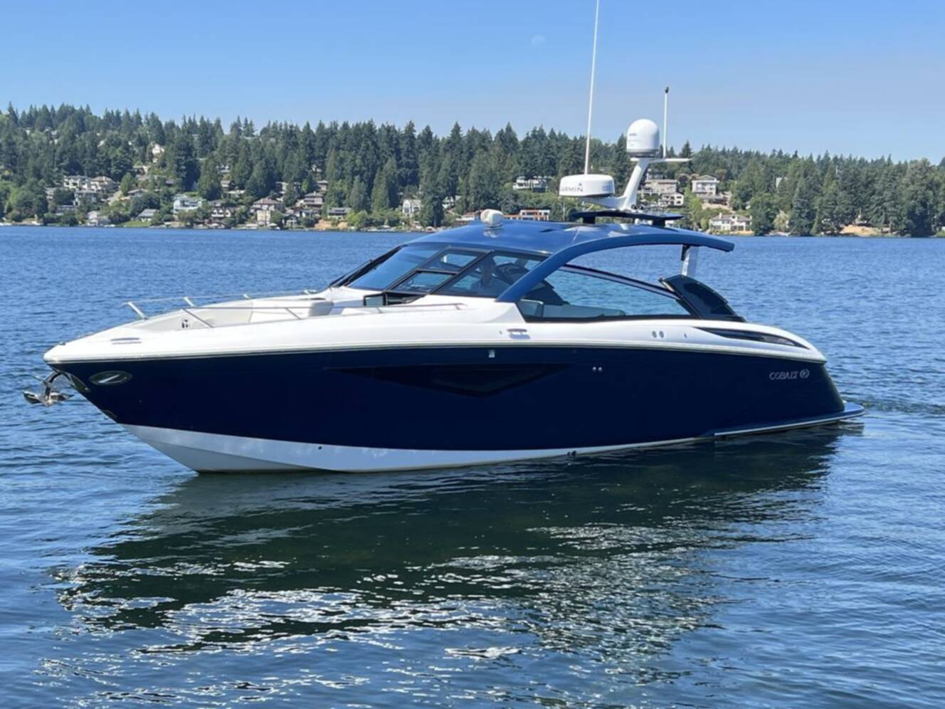 A photo of this 2020 Cobalt Boats A36