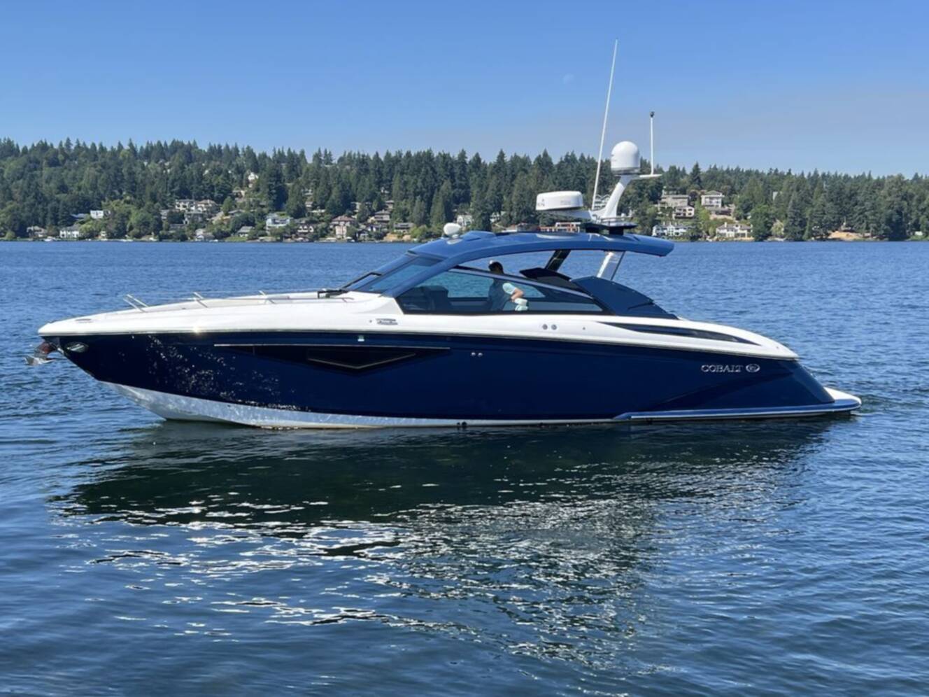 A photo of this 2020 Cobalt Boats A36