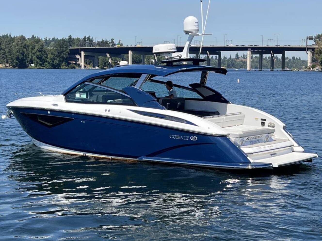 A photo of this 2020 Cobalt Boats A36