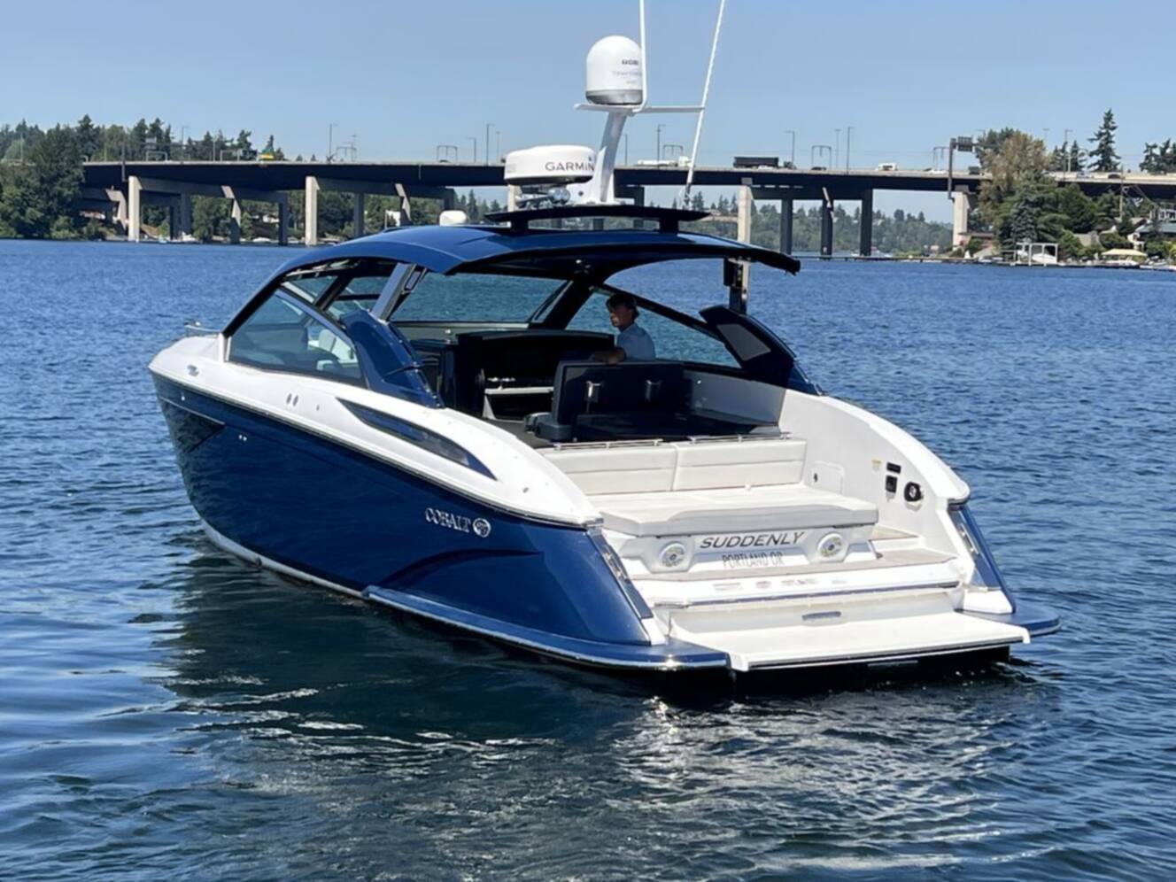 A photo of this 2020 Cobalt Boats A36