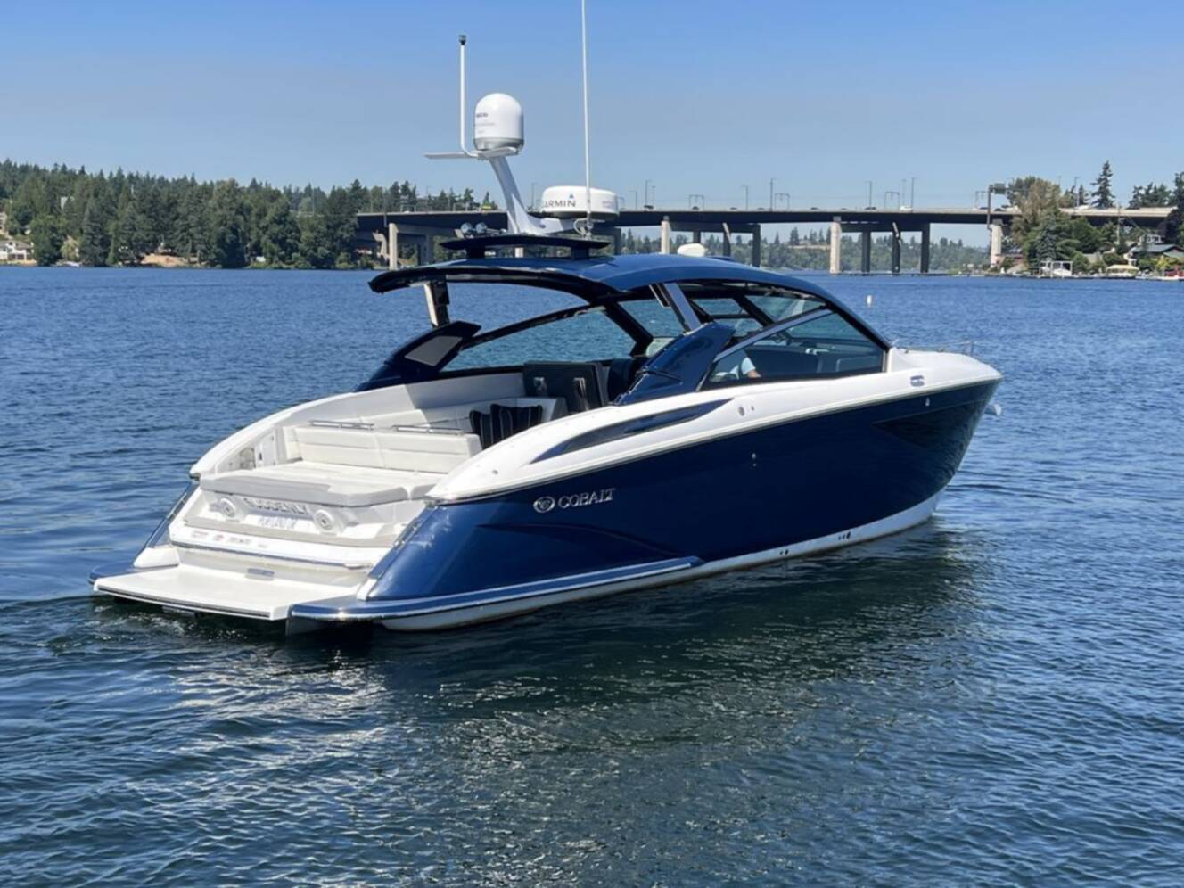 A photo of this 2020 Cobalt Boats A36
