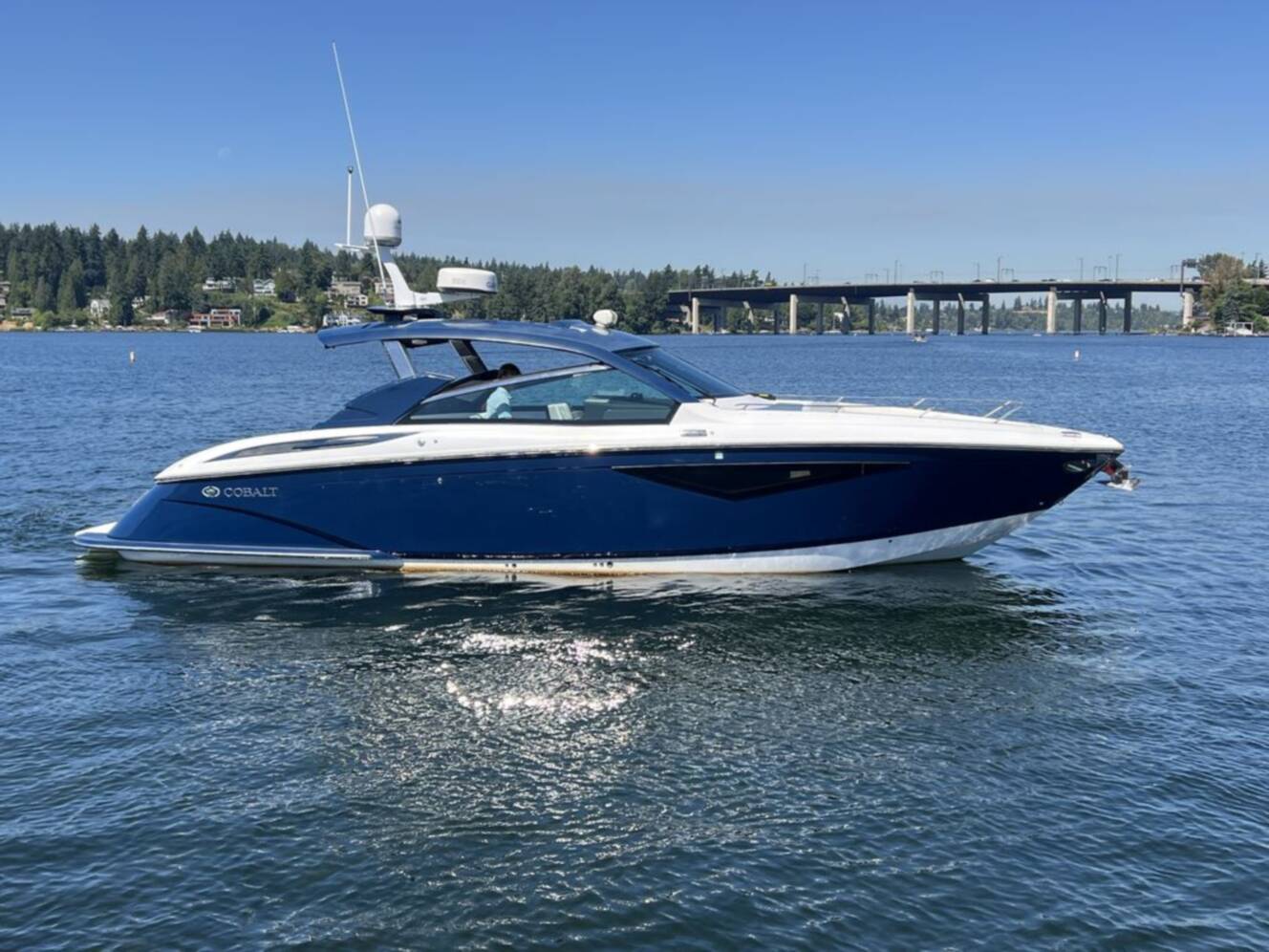 A photo of this 2020 Cobalt Boats A36