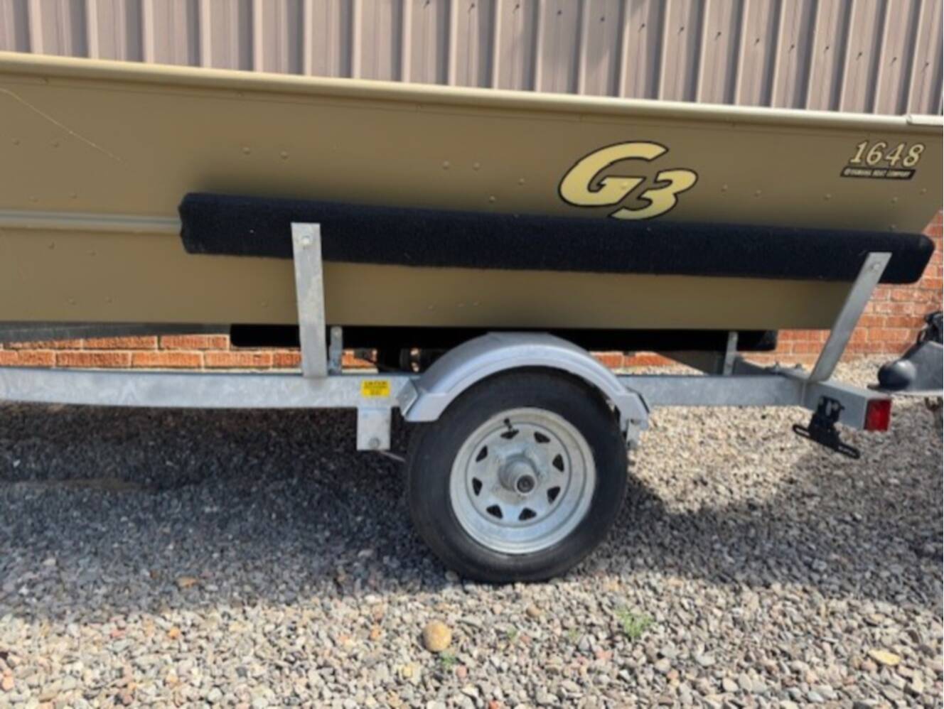 A photo of this 2025 G3 Boats Gator Tough Loose 1648 LW