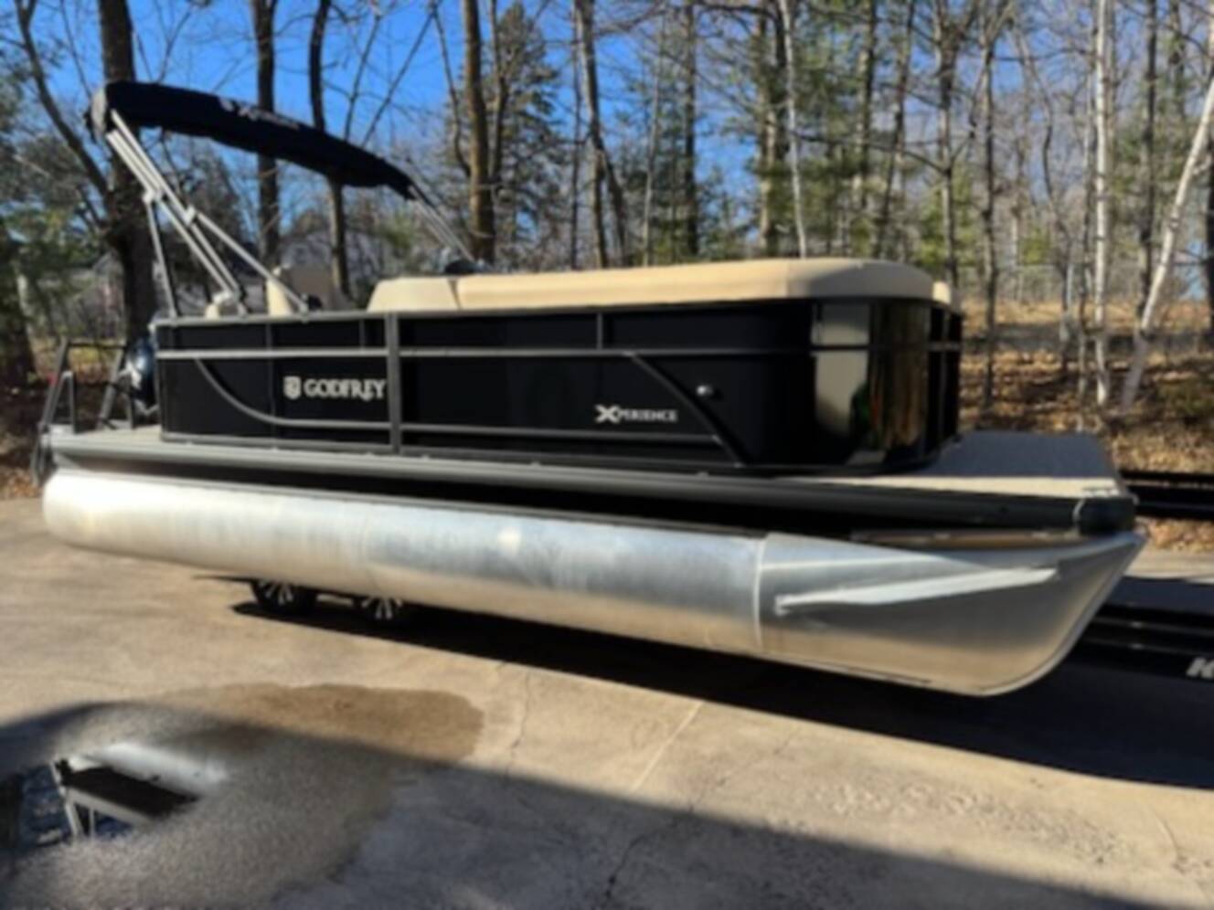 A photo of this 2026 Godfrey Pontoon Boats EX1880CX