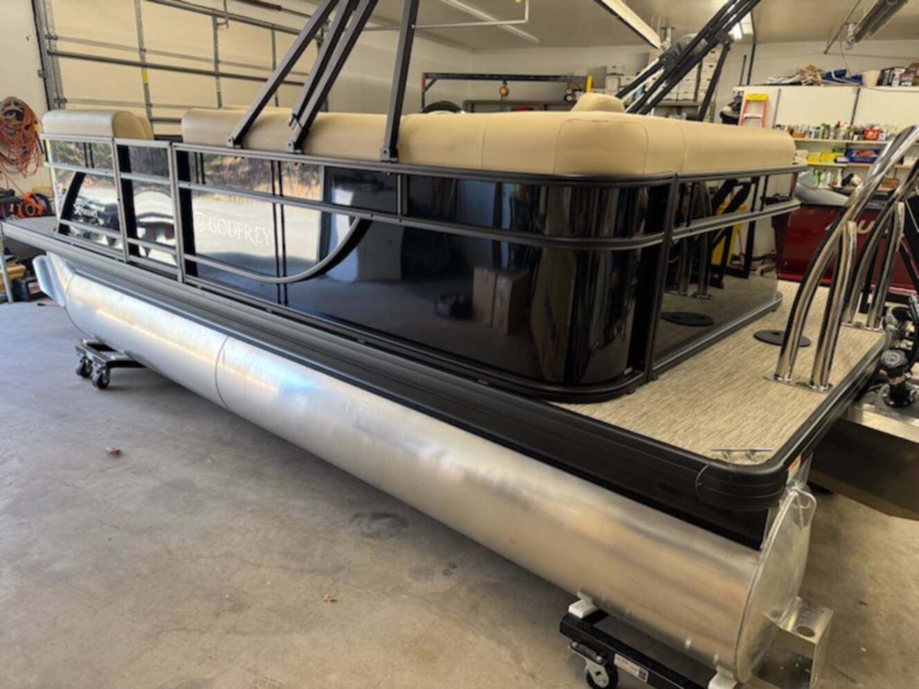 A photo of this 2026 Godfrey Pontoon Boats EX1880CX