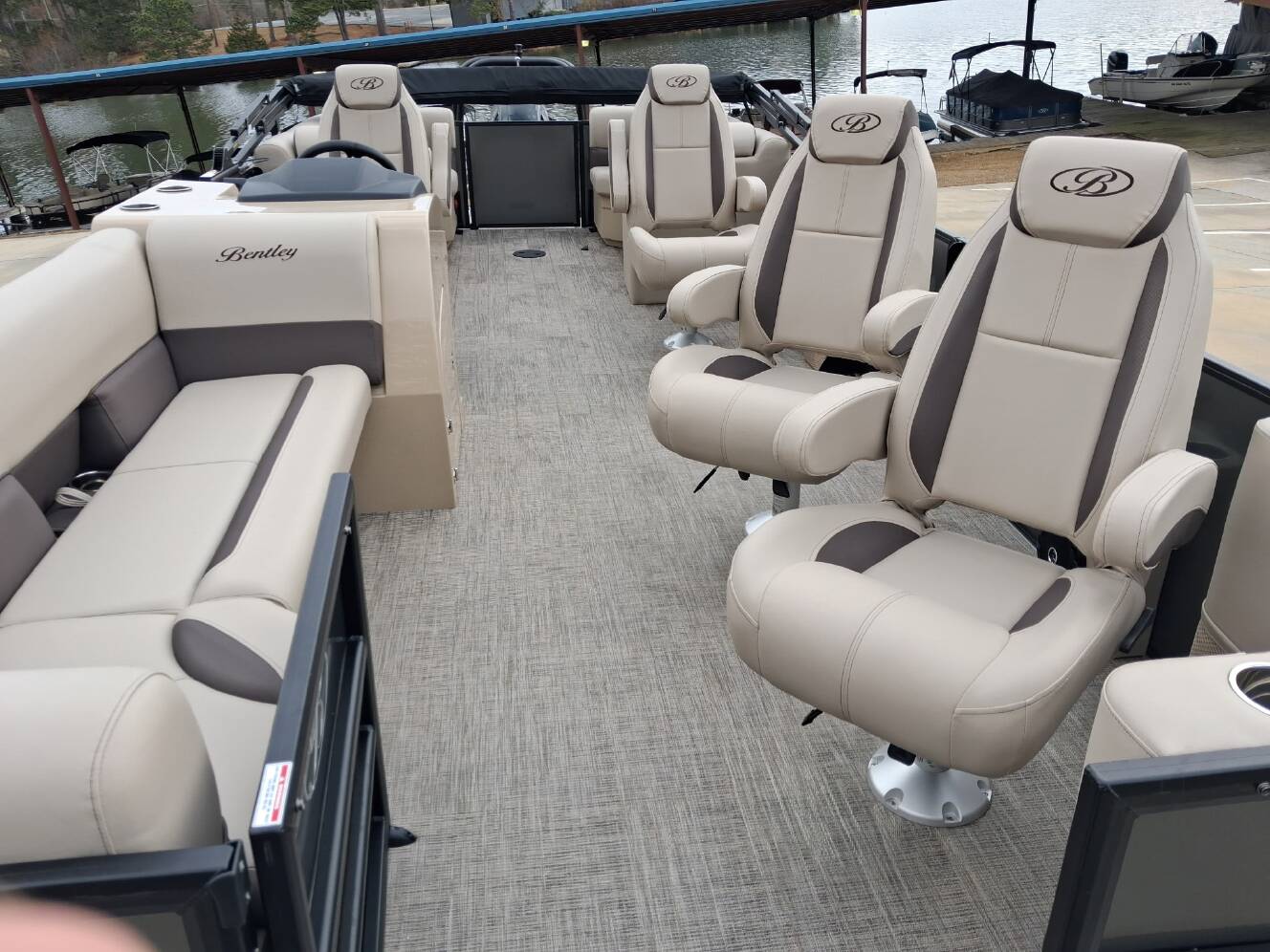 A photo of this 2026 Bentley Pontoons Legacy 240 DL Navigator