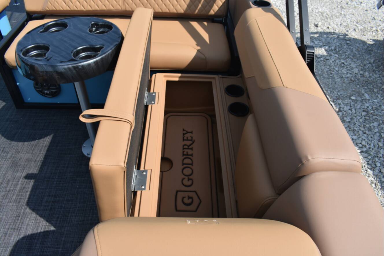 A photo of this 2026 Godfrey Sweetwater 2286 SFL Tritoon