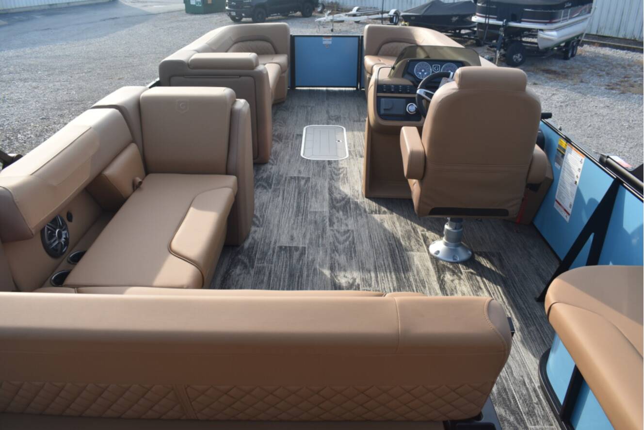A photo of this 2026 Godfrey Sweetwater 2486 SFL Tritoon