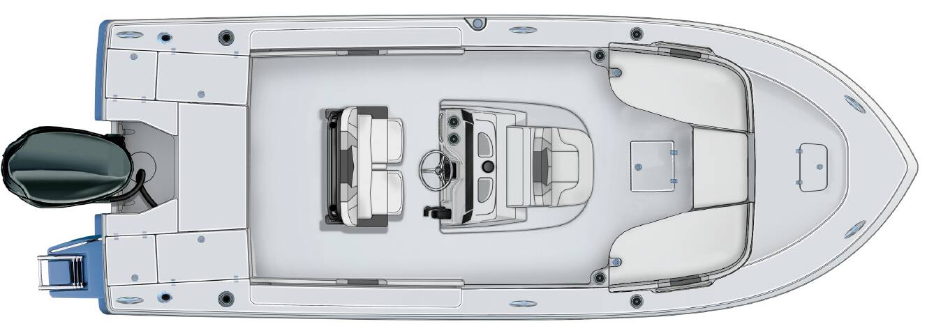 A photo of this 2026 Robalo 226 Cayman