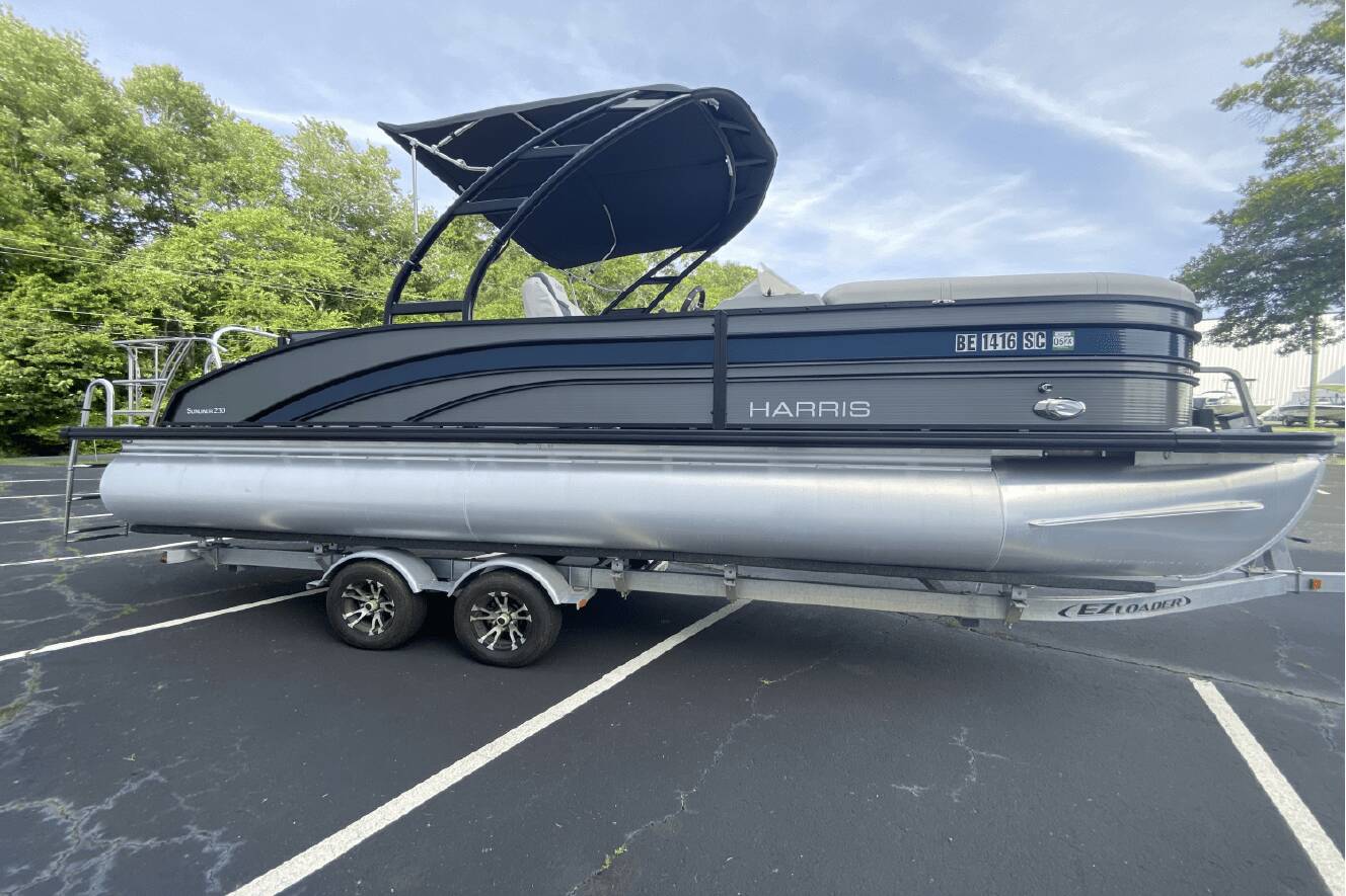 A photo of this 2022 Harris Sunliner 230 Sport