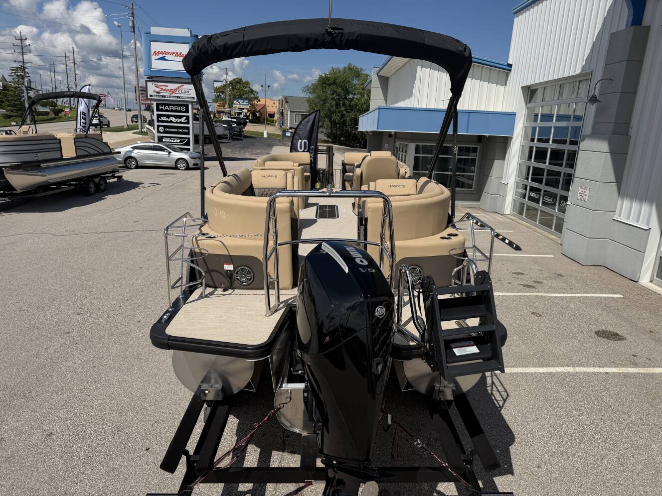 A photo of this 2025 Harris 230 Sunliner