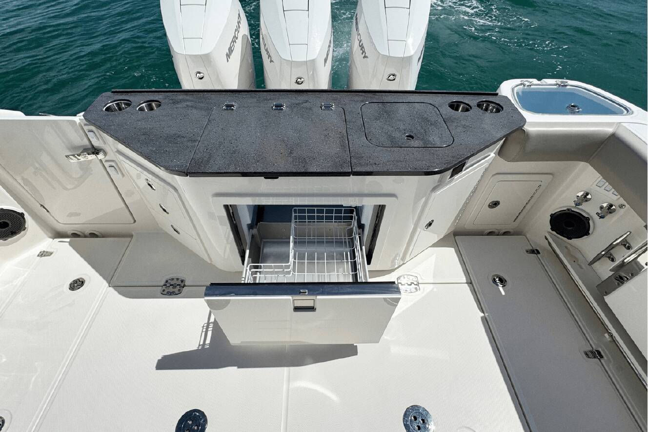 A photo of this 2026 Boston Whaler 365 Conquest