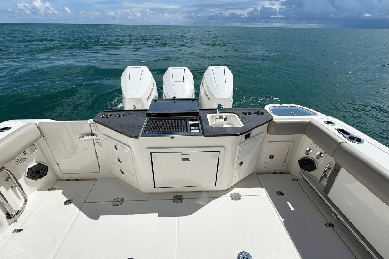 A photo of this 2026 Boston Whaler 365 Conquest