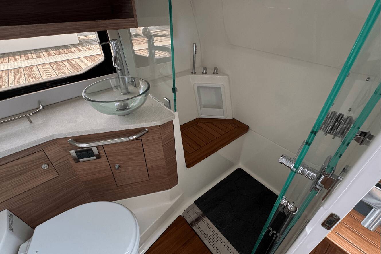 A photo of this 2026 Boston Whaler 365 Conquest