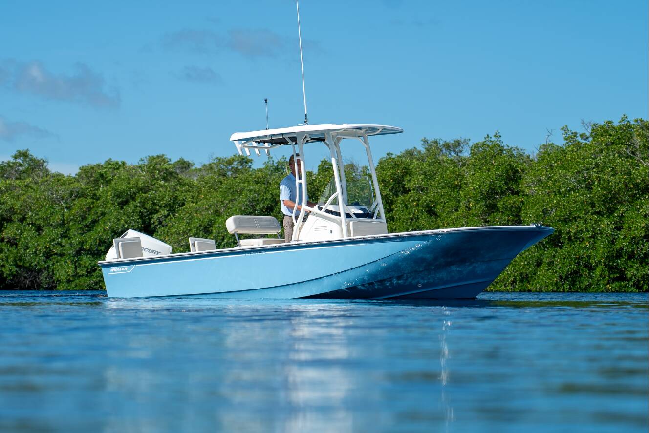 A photo of this 2026 Boston Whaler 210 Montauk