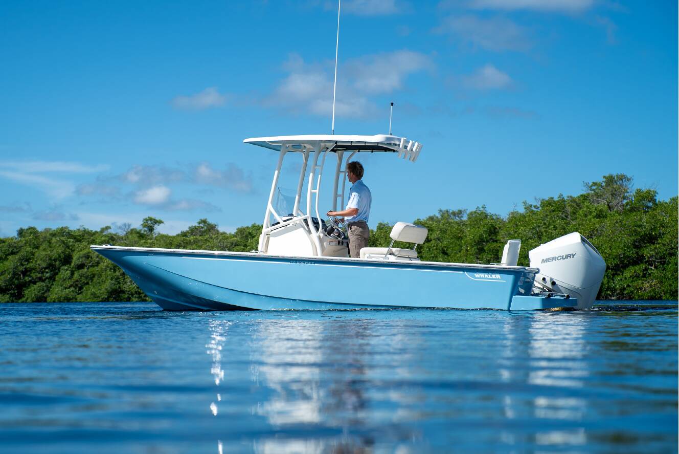 A photo of this 2026 Boston Whaler 210 Montauk