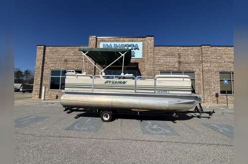 1999 Sylvan Elite 820 w/New Tohatsu Engine and Single Axle Trailer in acworth GA