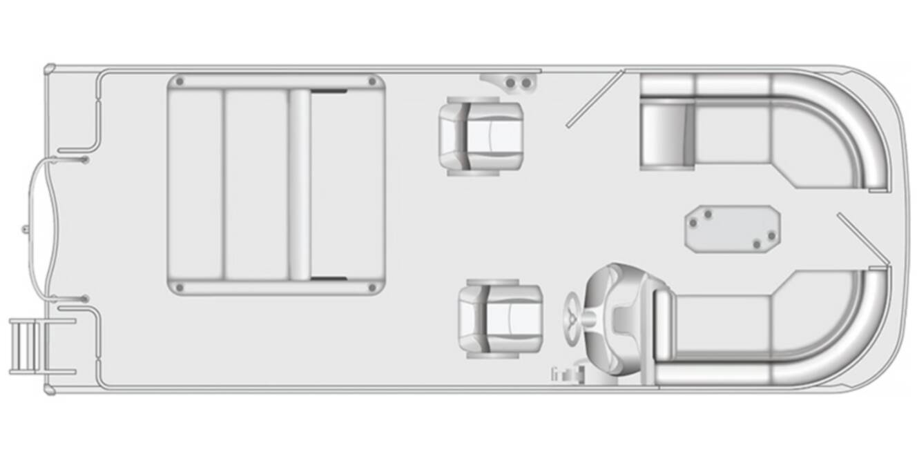 A photo of this 2026 South Bay Pontoons 200 Series S224UL