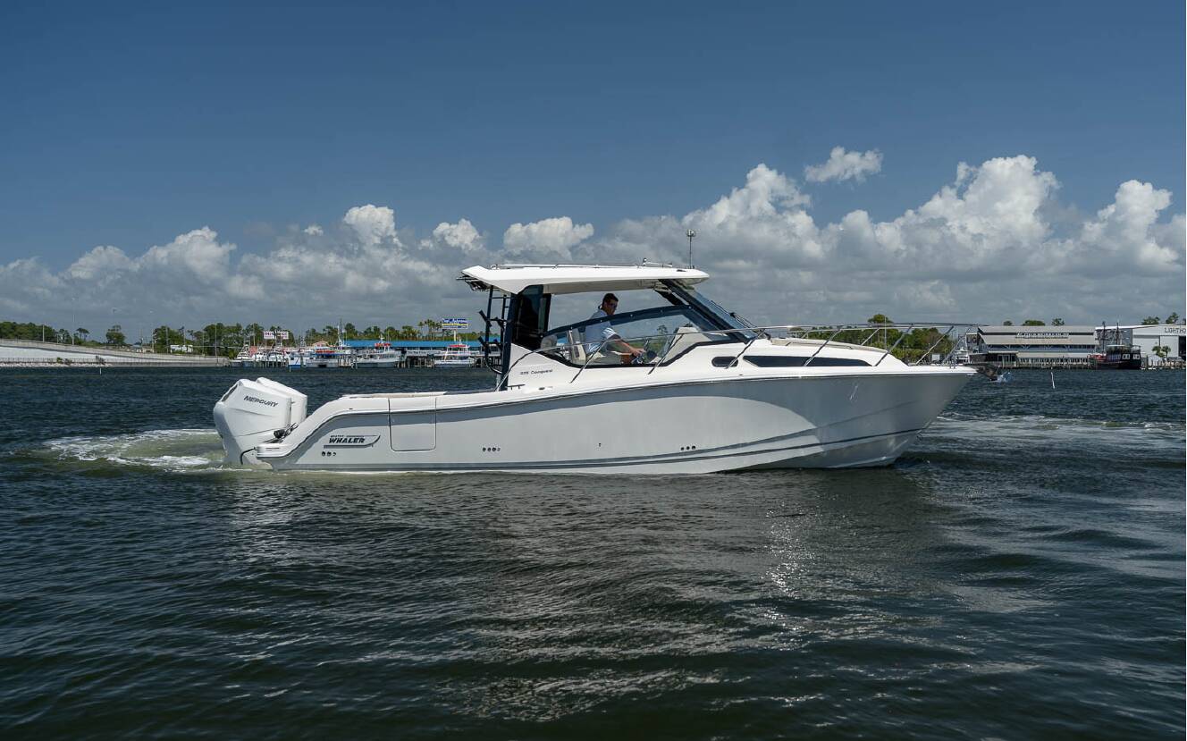 A photo of this 2026 Boston Whaler 325 Conquest