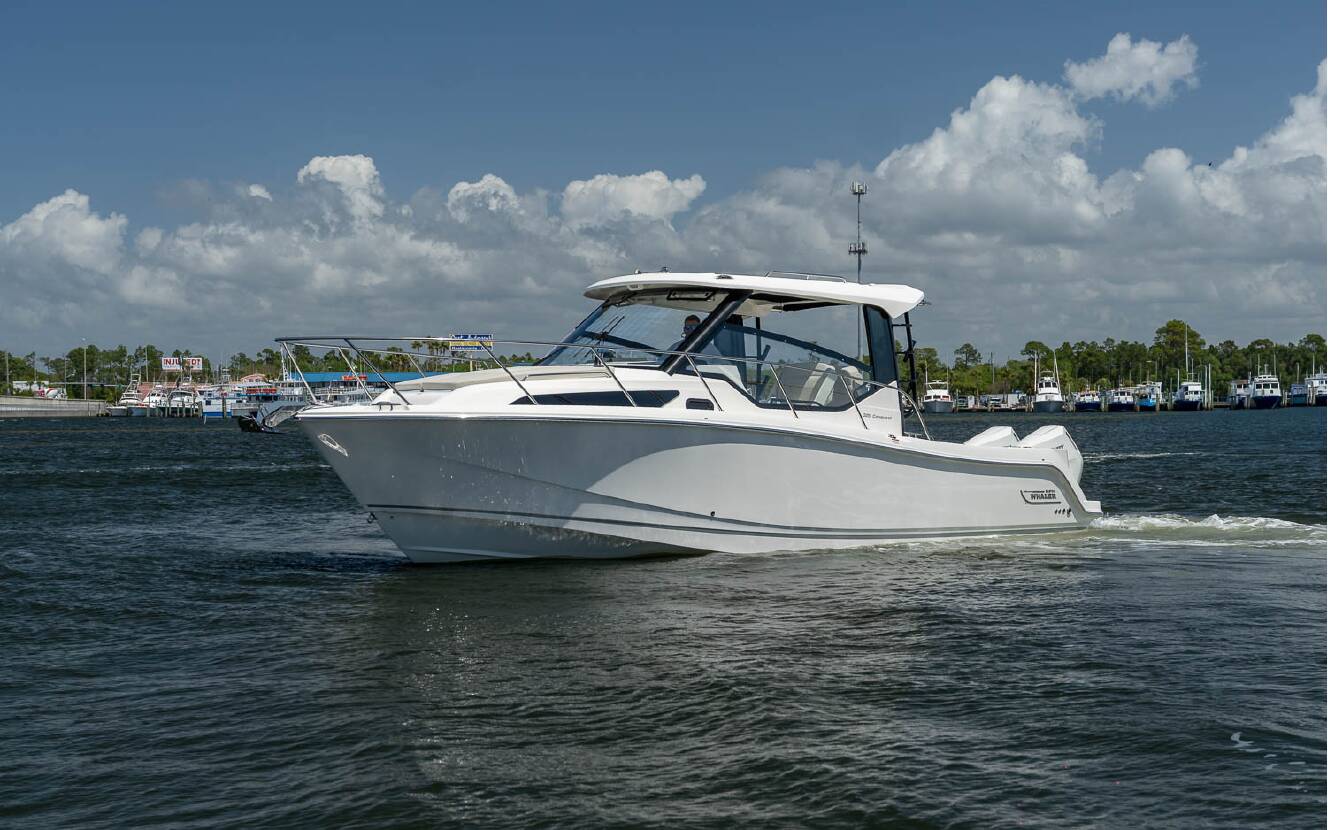 A photo of this 2026 Boston Whaler 325 Conquest