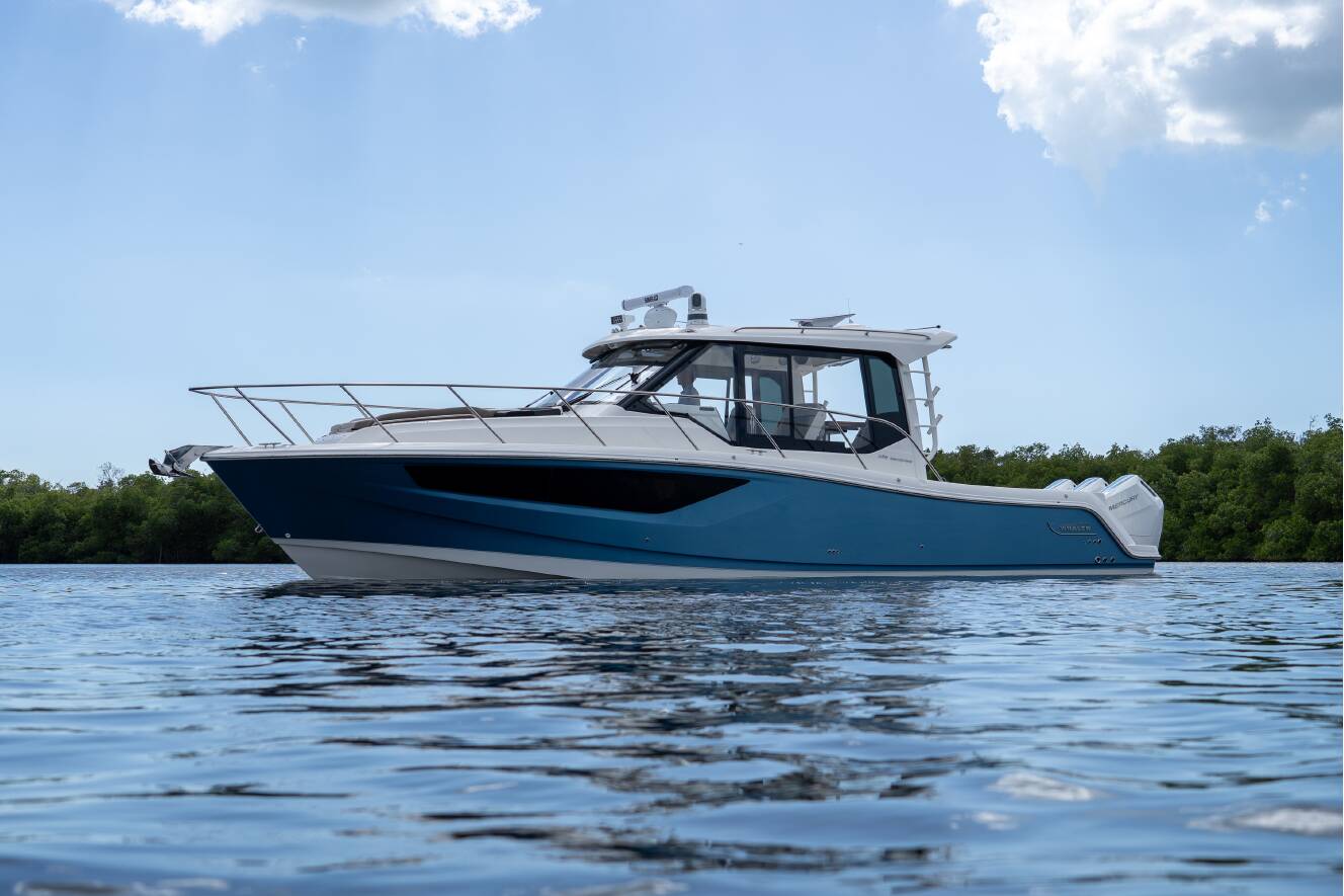 A photo of this 2026 Boston Whaler 365 Conquest