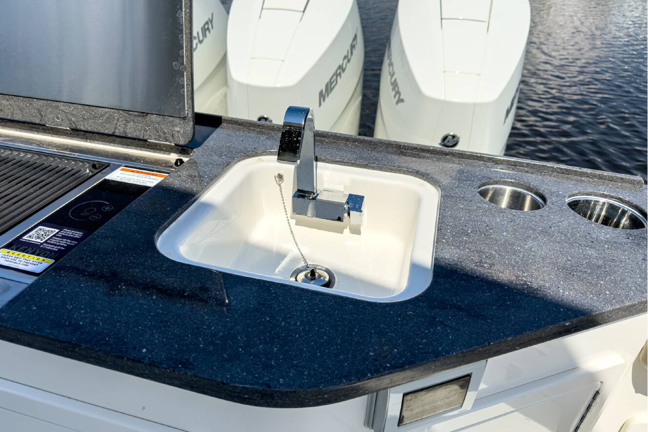 A photo of this 2026 Boston Whaler 365 Conquest