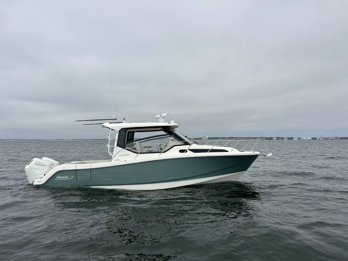 A photo of this 2026 Boston Whaler 325 Conquest