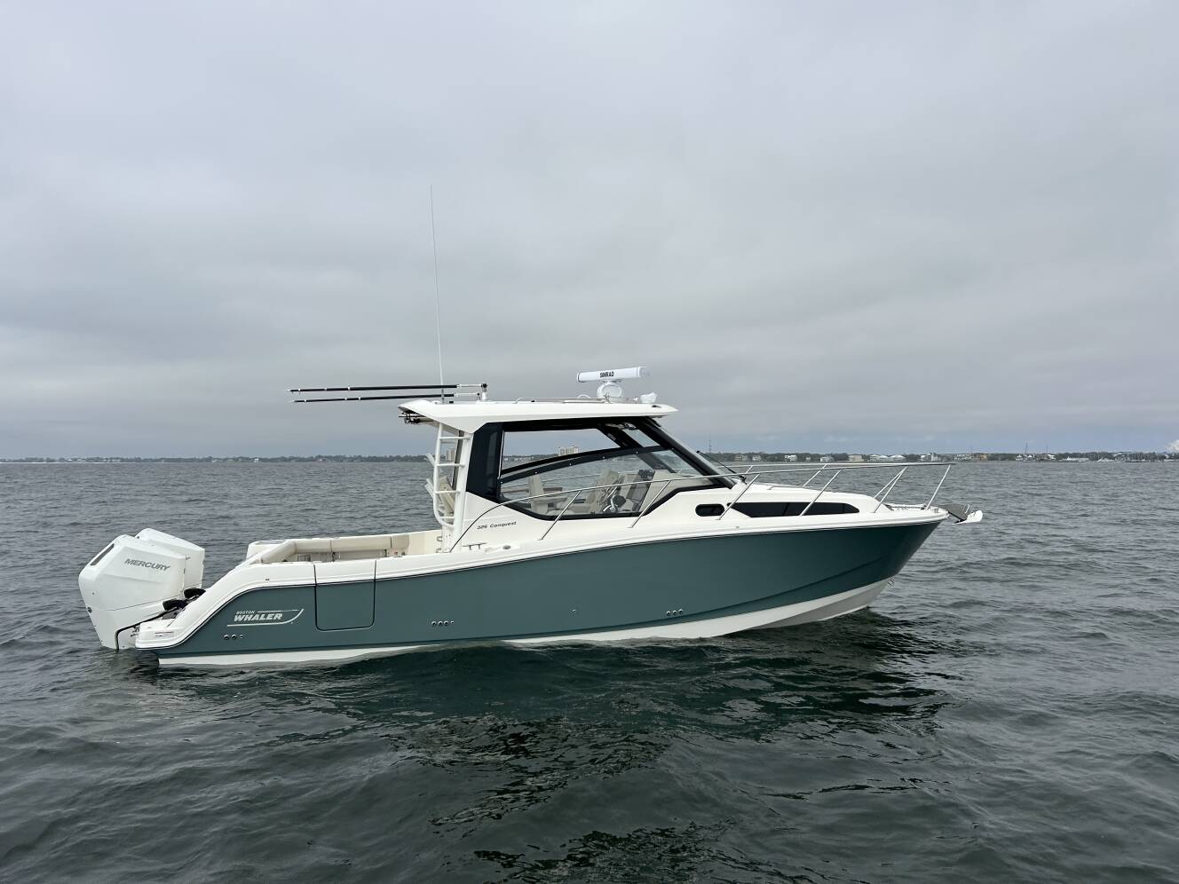 A photo of this 2026 Boston Whaler 325 Conquest