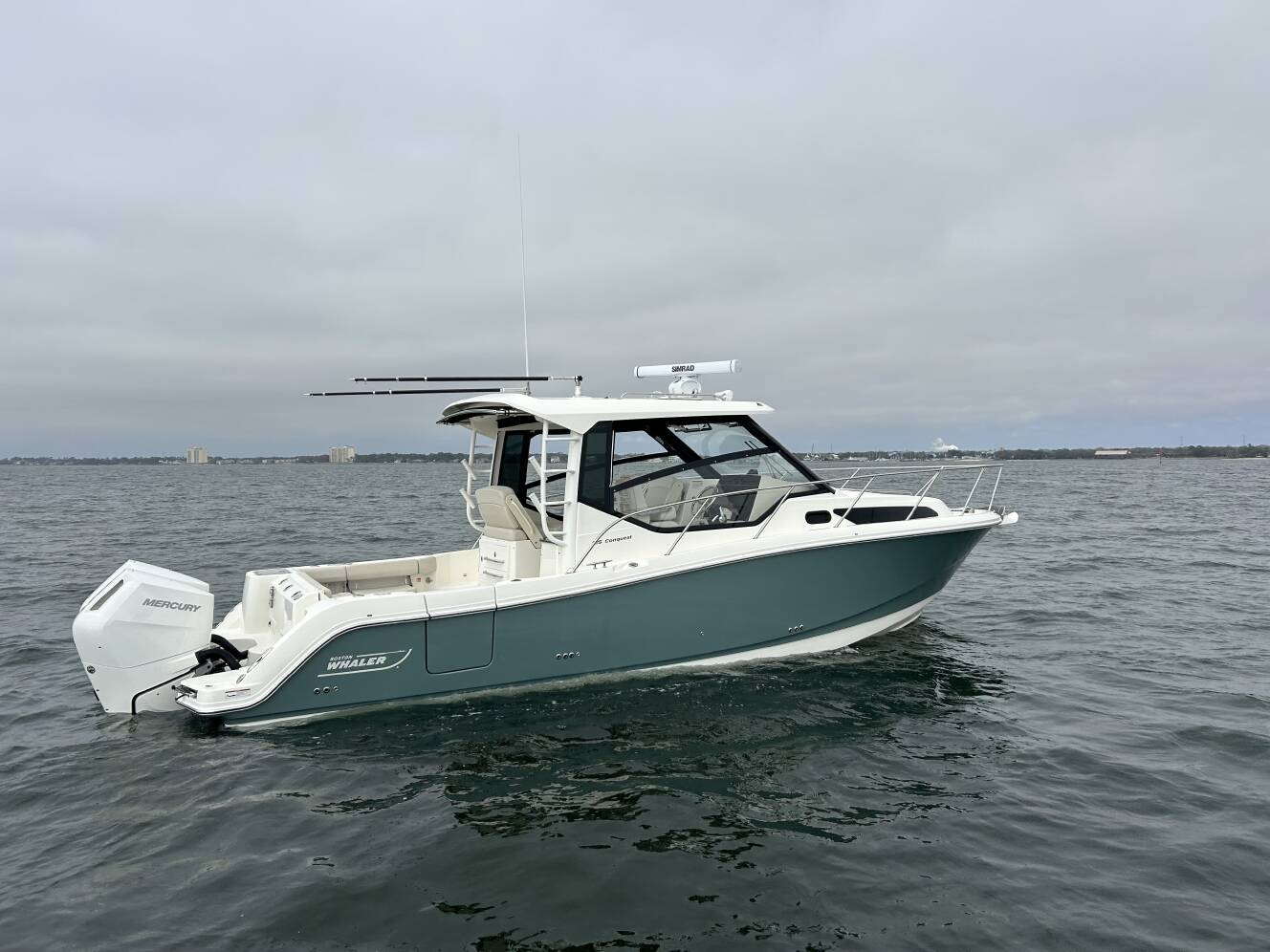 A photo of this 2026 Boston Whaler 325 Conquest