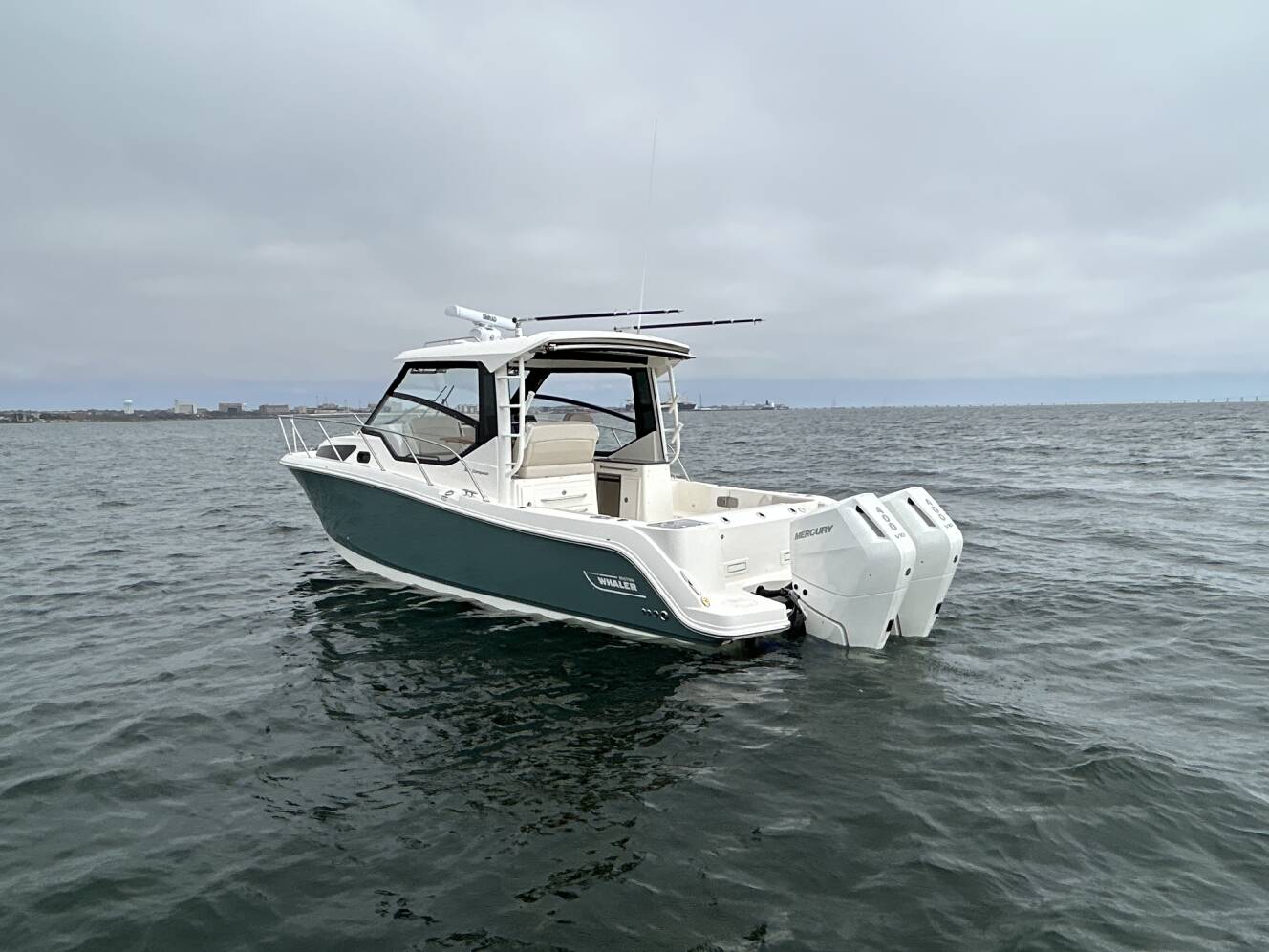 A photo of this 2026 Boston Whaler 325 Conquest