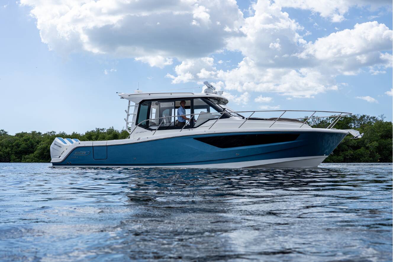 A photo of this 2026 Boston Whaler 365 Conquest