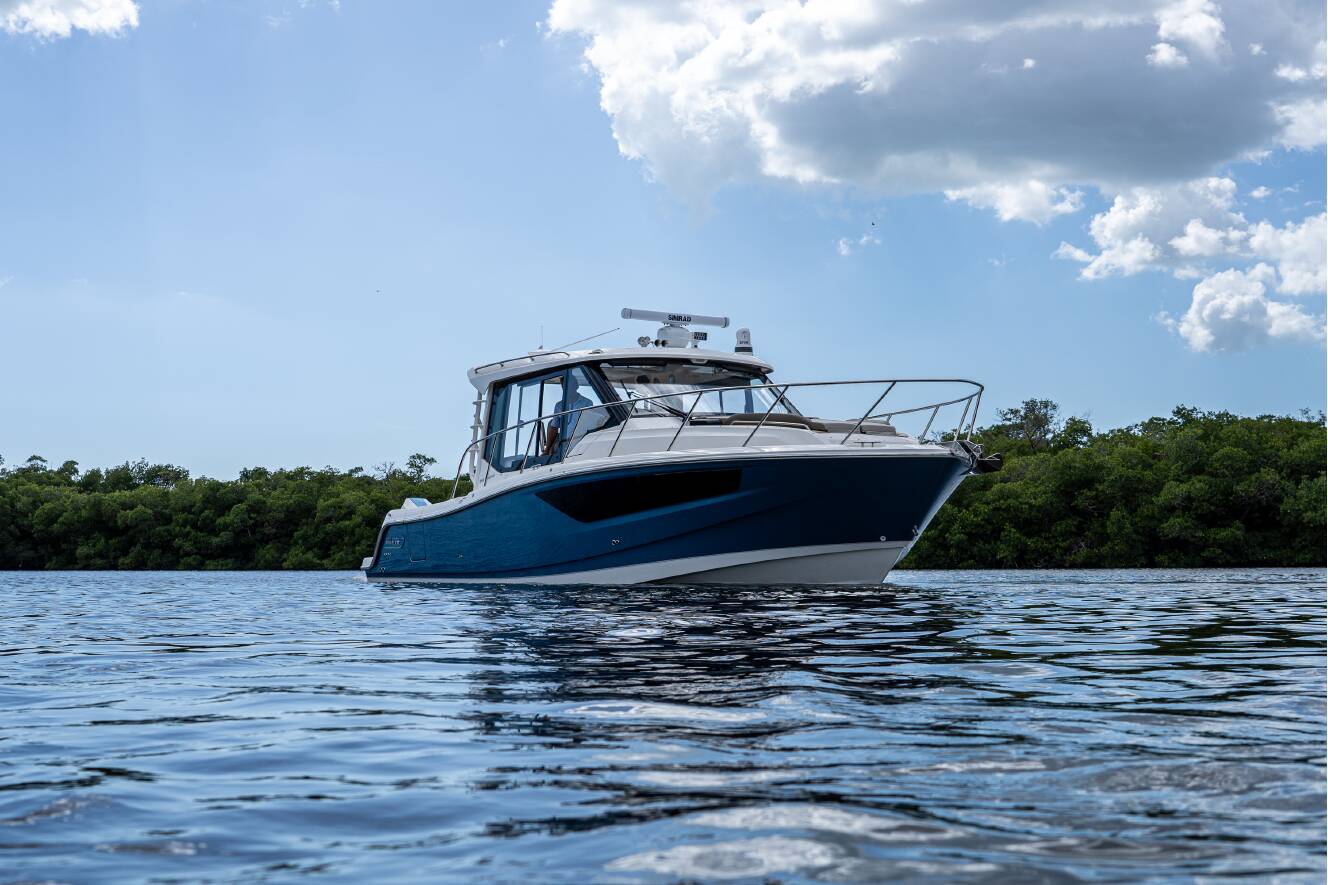 A photo of this 2026 Boston Whaler 365 Conquest