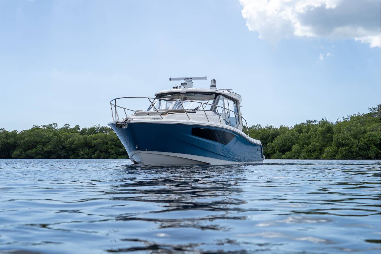 A photo of this 2026 Boston Whaler 365 Conquest
