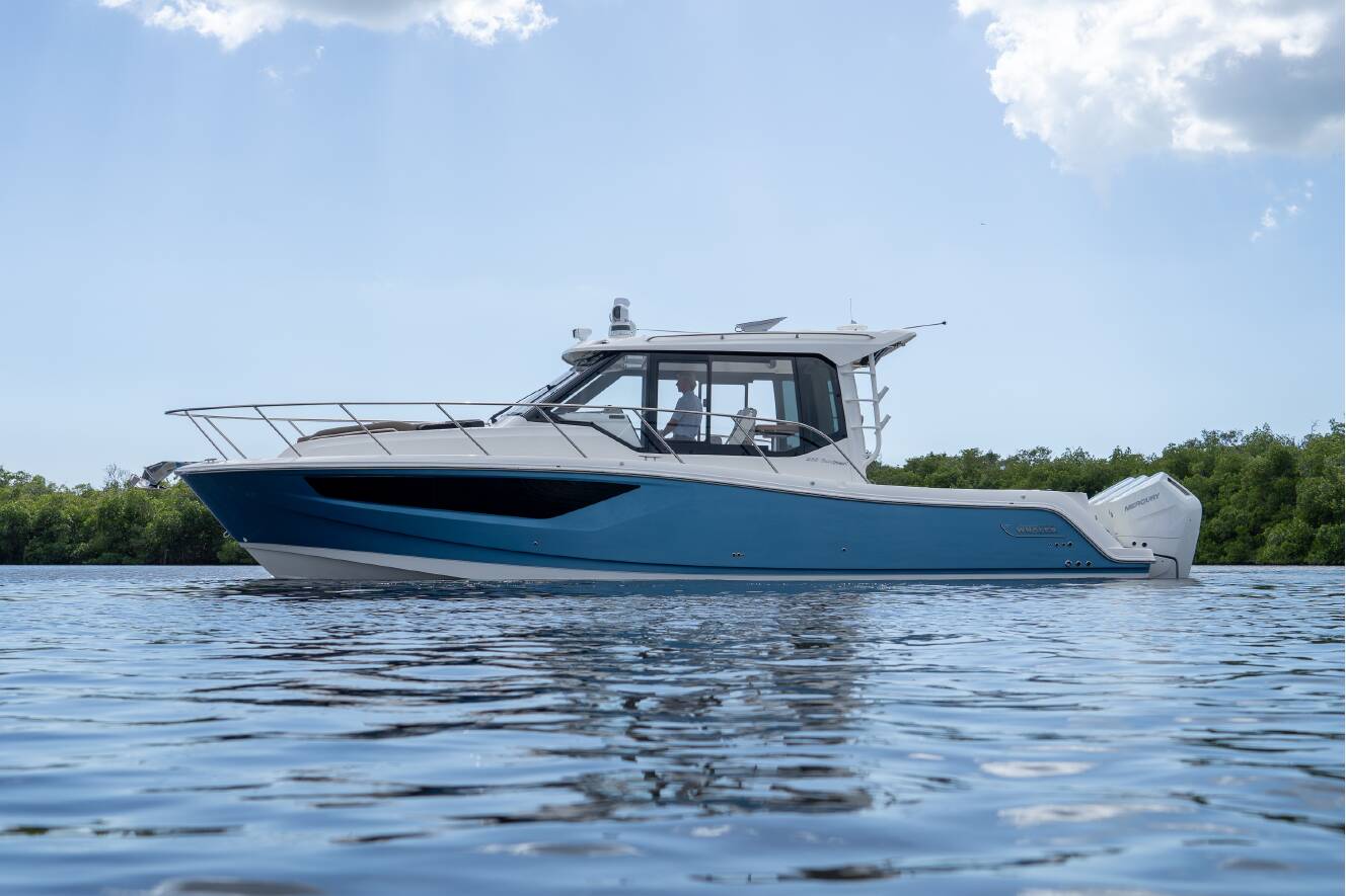 A photo of this 2026 Boston Whaler 365 Conquest