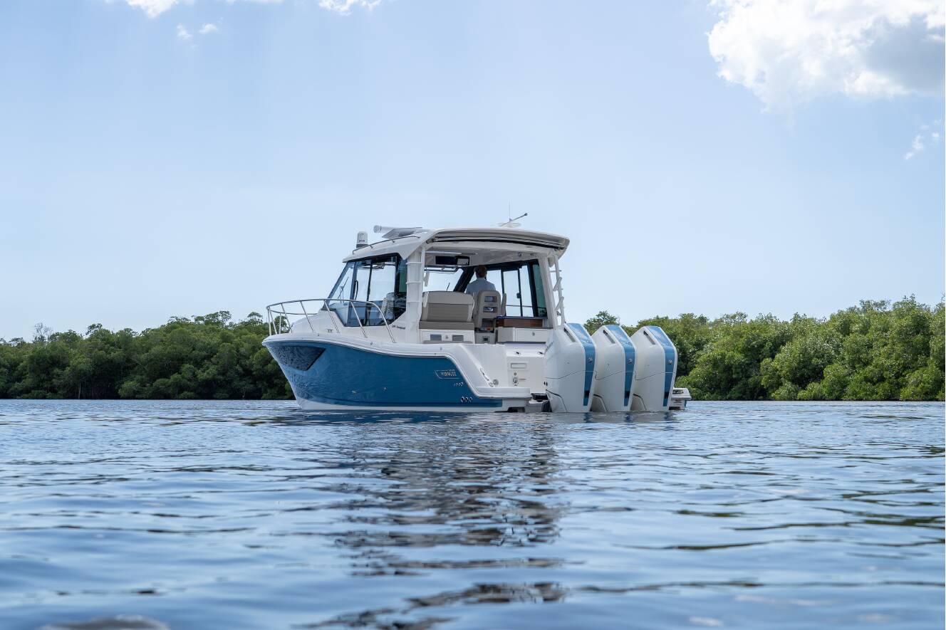 A photo of this 2026 Boston Whaler 365 Conquest