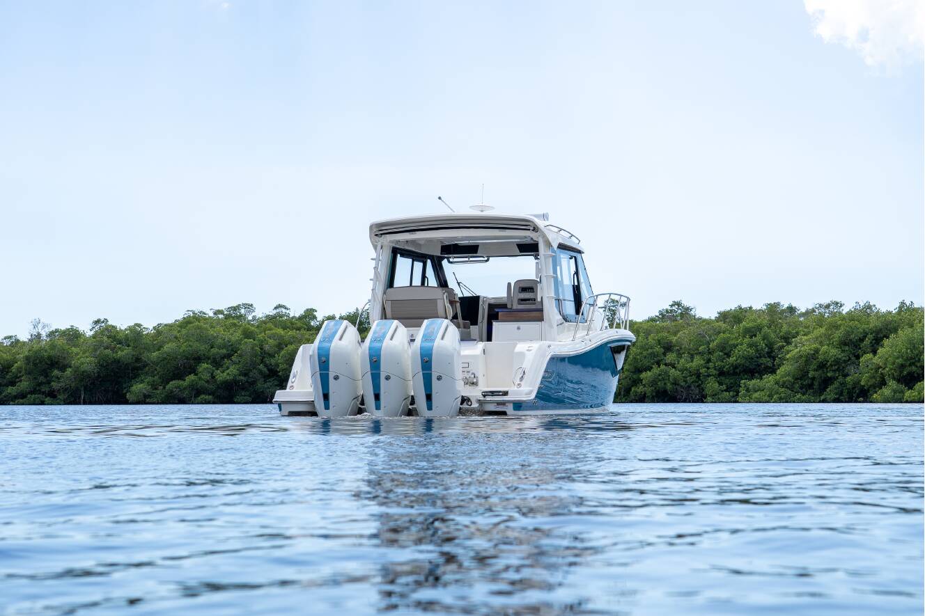 A photo of this 2026 Boston Whaler 365 Conquest