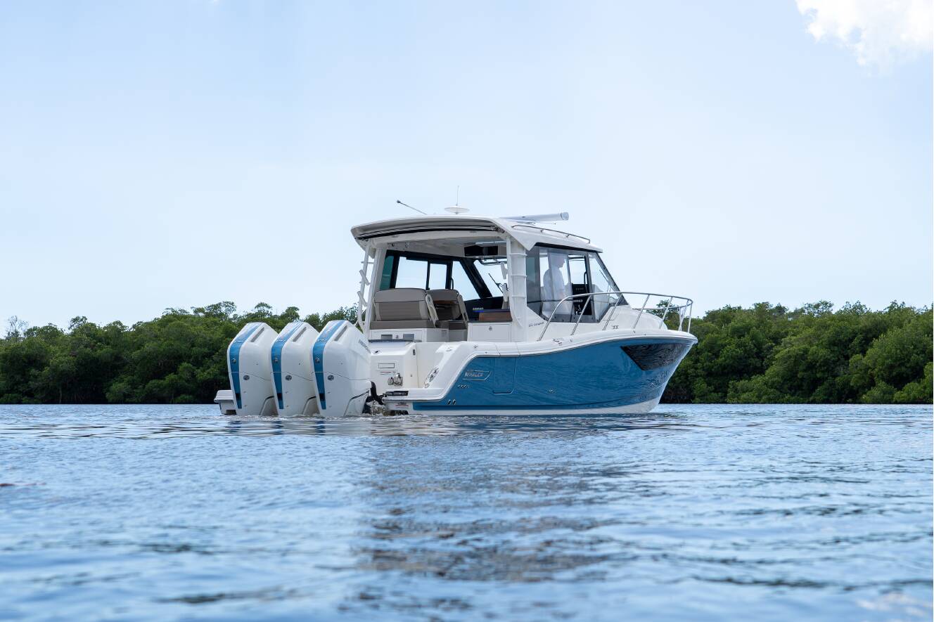 A photo of this 2026 Boston Whaler 365 Conquest
