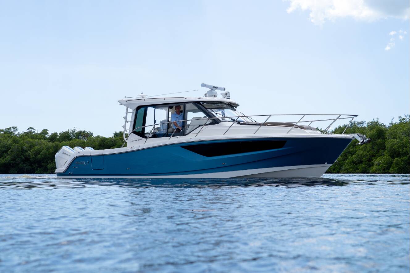 A photo of this 2026 Boston Whaler 365 Conquest