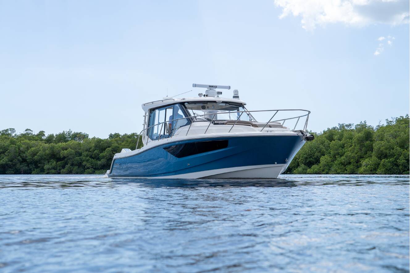 A photo of this 2026 Boston Whaler 365 Conquest