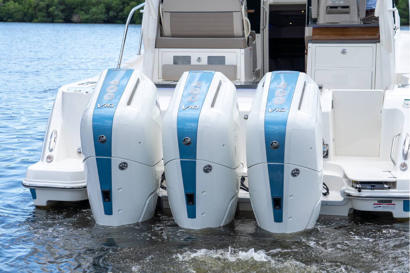 A photo of this 2026 Boston Whaler 365 Conquest