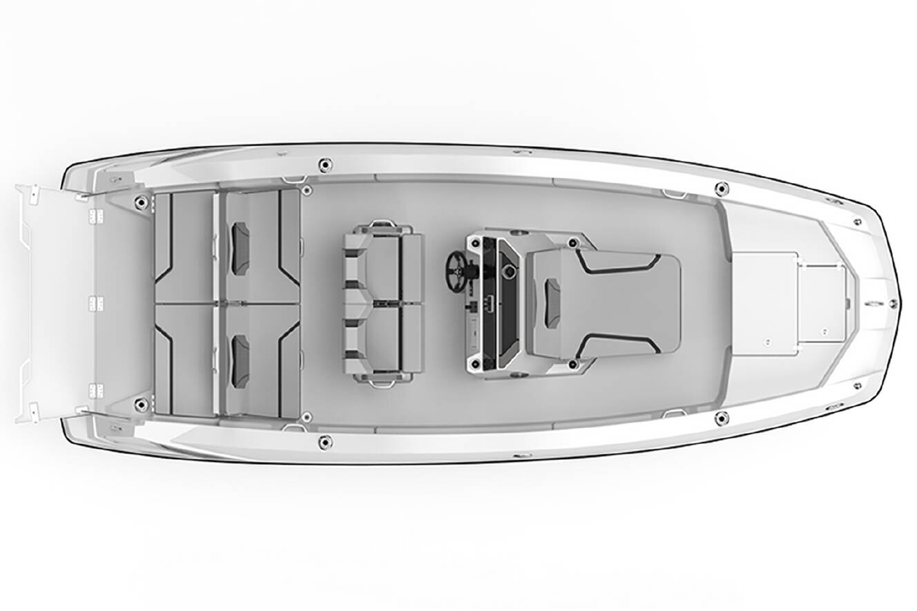 A photo of this 2025 Scarab 235 Open SE