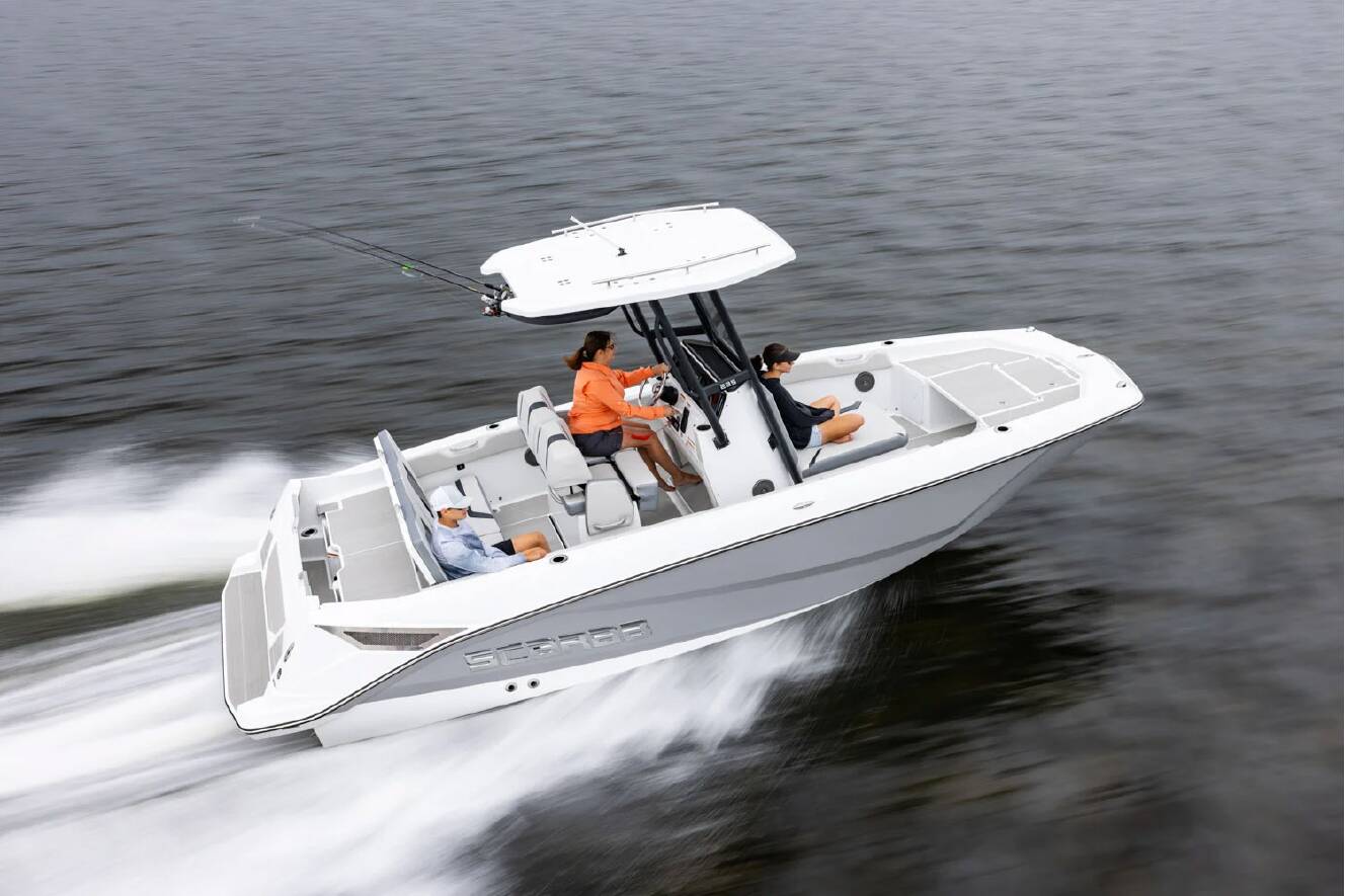 A photo of this 2025 Scarab 235 Open SE