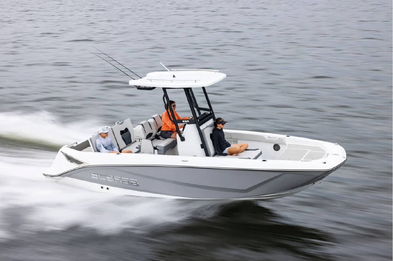 A photo of this 2025 Scarab 235 Open SE