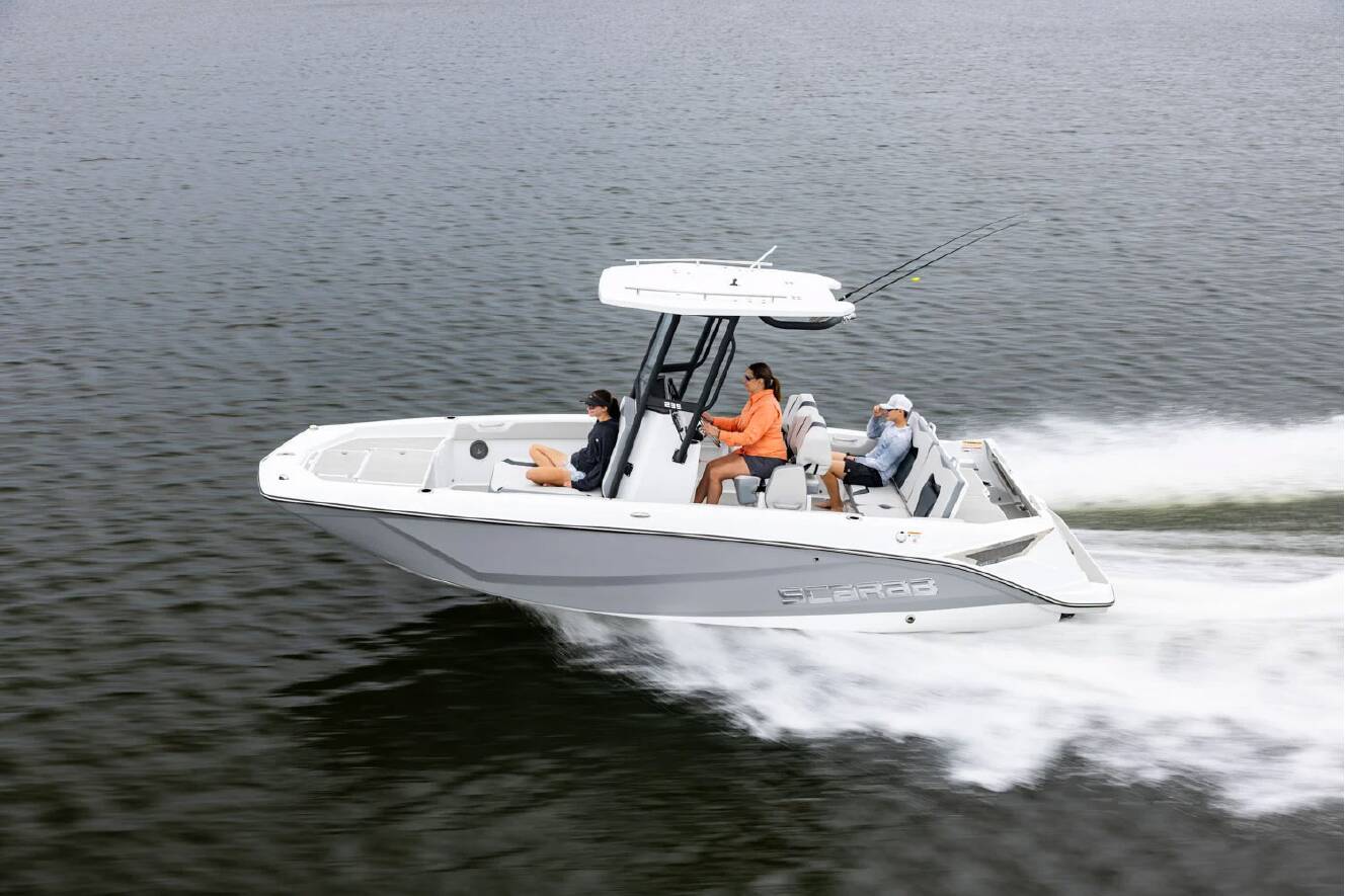 A photo of this 2025 Scarab 235 Open SE