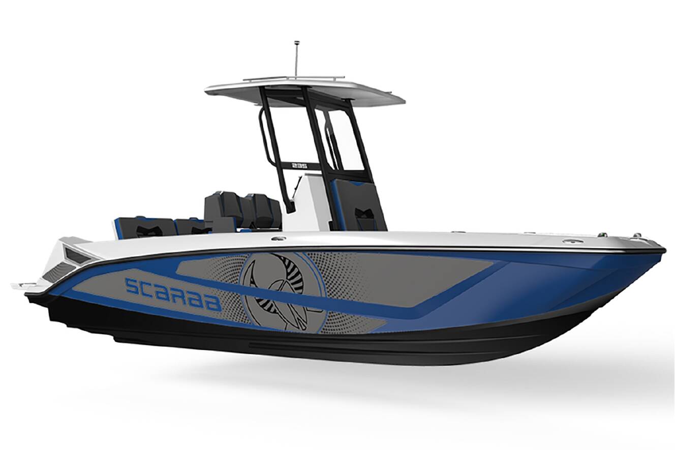 A photo of this 2025 Scarab 235 Open LX Wake