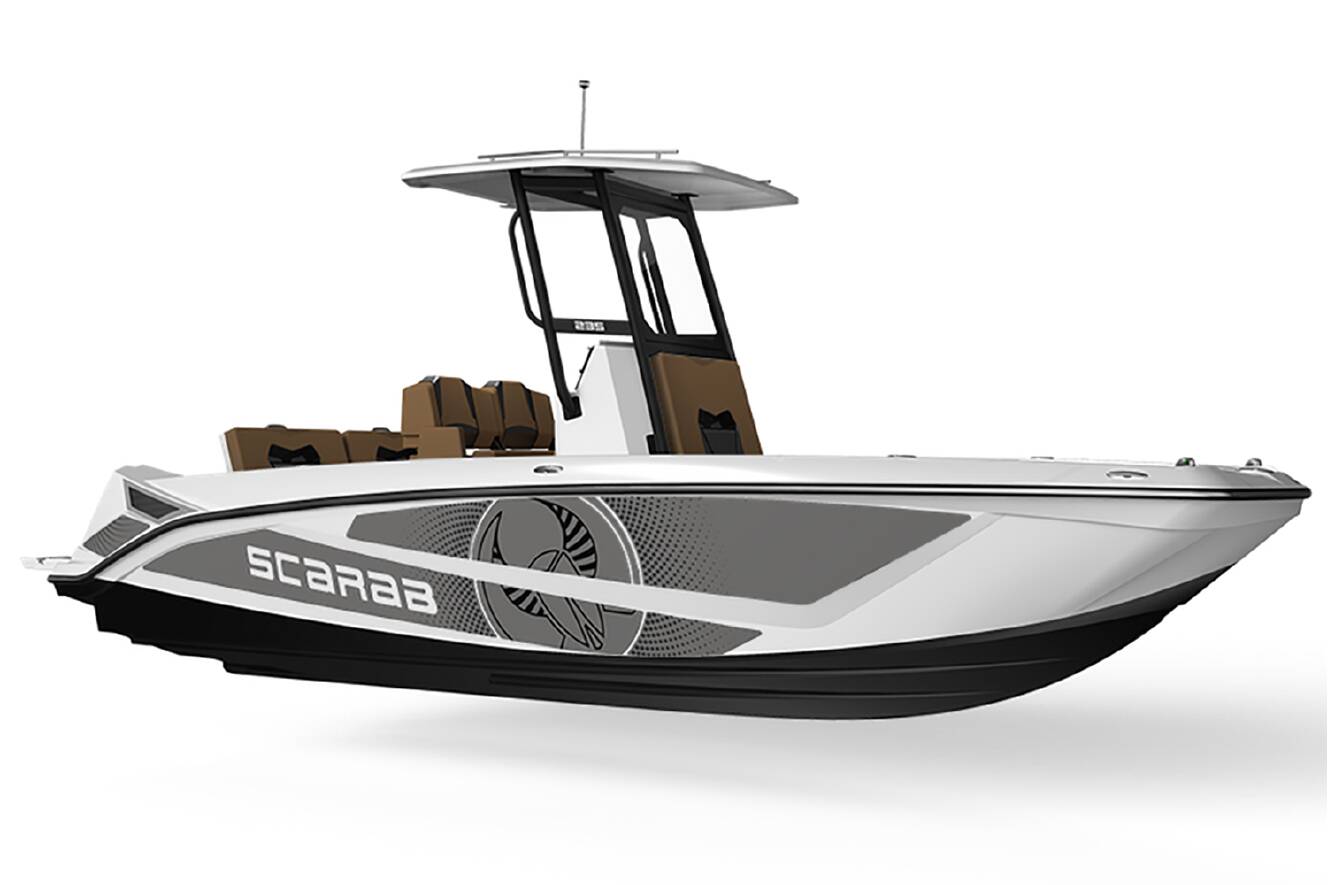 A photo of this 2025 Scarab 235 Open LX Wake